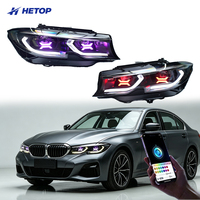 Phares HETOP G20 2020-2022 Style RGB OSS Personnalisation Spéciale Lentille Quatre Couleurs Quatre Feux de Proche Huit Feux de Loi Lointains DRL LED Uniques pour BMW