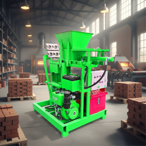 Machine automatique hydraulique à briques autobloquantes en argile et terre, diesel et essence, <span class=keywords><strong>Henry</strong></span> Hr2-25 - Product Image 1