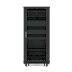 优质钢AV柜27U服务器网络机架机柜适用于19英寸国际