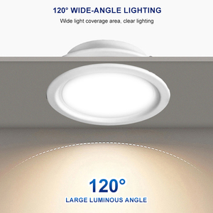 Lámparas de Techo Empotradas COB de Gran Angular, Personalizadas y de Lujo, con Cuerpo de Hierro, 80LM/W, 8W-30W, Antideslumbrantes, para el Hogar - Product Image 5