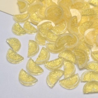 Realistiche limoen- en citroenschijfjes van hars voor DIY knutselwerk, nageldecoraties, mini fruitschijfjes, telefoonhoes accessoires