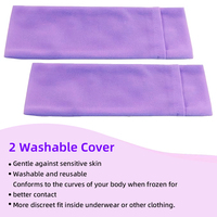 Compresse froide/chaude réutilisable en gel PVC pelucheux de haute qualité Badu pour thérapie de réadaptation post-partum