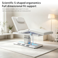 Table de massage électrique Qunpeng personnalisée pour extensions de cils, soins du visage, spa, soins de la peau, mobilier de salon de beauté