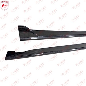 Faldones Laterales de Fibra de Carbono Estilo LD Z-ART 2019-2023 para BMW <span class=keywords><strong>X5</strong></span> G05, Alerón Lateral de Fibra de Carbono para BMW <span class=keywords><strong>X5</strong></span> G05, Alerón de Viento - Product Image 4