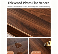 Meuble de rangement moderne en bois massif à espaces étroits avec étagères multi-niveaux pour chambre à coucher, côté canapé, gain de place, utilisation sous le plancher