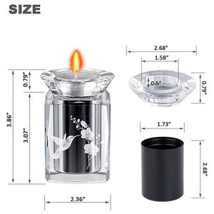 Petites bougies Urn coliniers, soak-off, en cristal, animaux de compagnie adultes souvenir votre amour, une perte - Product Image 2