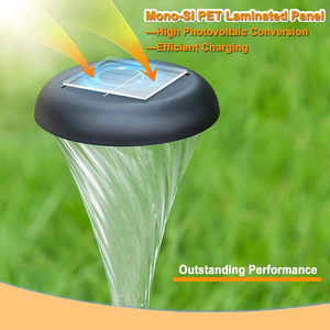 뒷마당 베란다 파티오 통로 장식에 대한 아침 영광 디자인 태양 정원 조명 야외 방수 따뜻한 흰색 다채로운 잔디 램프 - Product Image 4