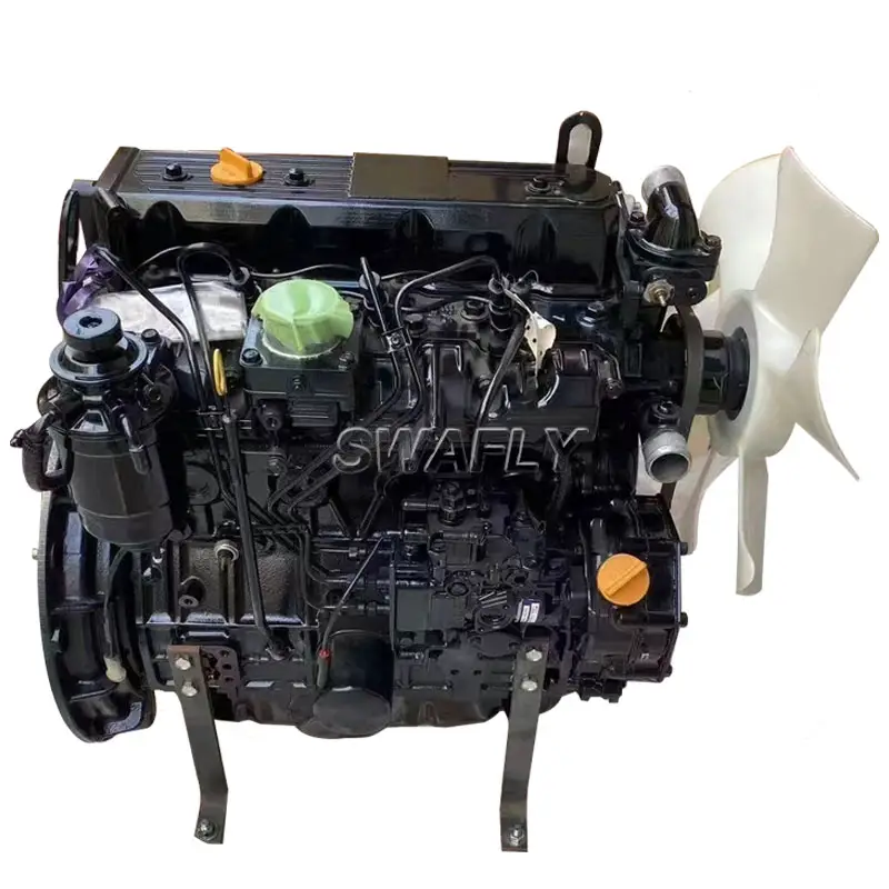Yanmar 4TNE92 모터 용 4 실린더 4TNE92-HRJ 디젤 엔진 32.8KW