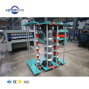 페루 시장용 아치형 강철 곡선 프로파일 지붕 롤 성형기 TR4 지붕판 패널 크림핑 곡선 기계 - Product Image 2