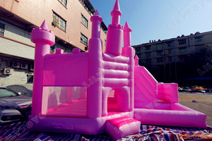 <span class=keywords><strong>Castillo</strong></span> Inflable Comercial con Tobogán y Trampolín para Alquiler en Fiestas - Product Image 4