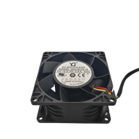 Ventilateur axial 80 mm 12 V pour PC, ventilateur de refroidissement silencieux sans balais 80x80x20 mm avec roulement hydraulique pour projecteur et home cinéma 8020