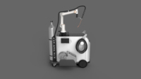 Bras robotisé six axes DONSIN Robot Cobot pour soudage avec boîte de vitesses PLC, alimentateur de fil, performance de soudage laser stable