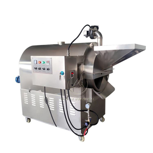 30-500 kg/lote de acero inoxidable calefacción eléctrica a Gas cacao granos de café grano cacahuete semillas de soja tostador de nueces máquina tostadora - Product Image 2