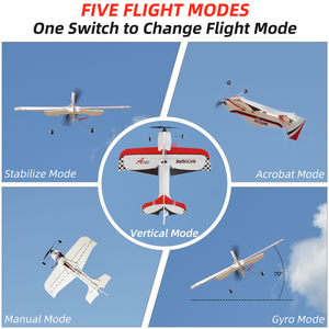 전문 RadioLink A560 다중 드론 모델 SBUS PPM 신호 출력 수직 모드 하나의 스위치 RC RTF 고정 날개 - Product Image 5
