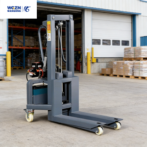 आसान कार्गो स्टैकिंग के लिए wgzn हल्के पोर्टेबल फोर्कलिफ्ट-इलेक्ट्रिक 100-400 किलोग्राम भार क्षमता 4wd लिथियम-आयन बैटरी - Product Image 2