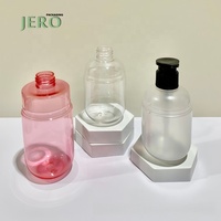 Flacon pulvérisateur carré écologique en PET de 200 ml et 300 ml, en forme de capsule, à bouchon à vis, sérigraphie couleur personnalisée, pour cosmétiques