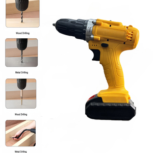 Taladro Inalámbrico Industrial DIY con Motor sin Escobillas, Velocidad Variable, Batería y Fuente de Carga, Función de Impacto - Product Image 4