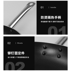 Non Stick Frying <b>Pan</b> Set Aluminum Alloy Round <b>Induction</b> Compatible Gas Stove Use - Product Image 5