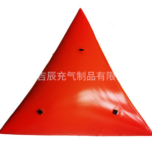 Flotador Triangular Inflable Rojo, Impermeable, para Publicidad Exterior - Product Image 4
