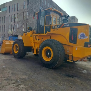 USED LiuGong 856 Wheeled Loader Yellow Hydraulic Closed Cab Construction Equipment - Product Image 3