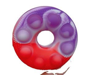 Jouet sensoriel anti-stress pour enfants, mini arc-en-ciel, jouet à bulles, boules anti-stress 3D, beignets, jouet à presser pour garçon - Product Image 3