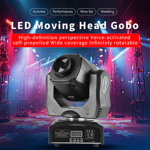 Mini Foco LED DMX Gobo de 30w/60w/90w, IP33, Activado por Sonido, para Club, DJ, Discoteca, Fiesta, Escenario, Cabeza Móvil - Product Image 6