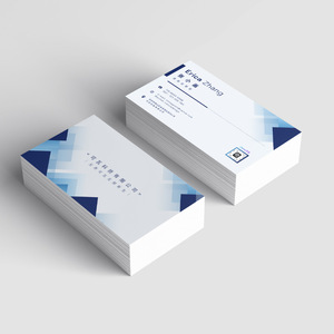 Благодарственная открытка для малого бизнеса синий и золотой - Product Image 3