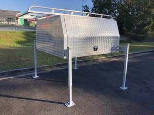 Auvent de camion UTE en alliage d'aluminium personnalisé-Boîte à outils étanche et capot haut pour un rangement sécurisé - Product Image 6