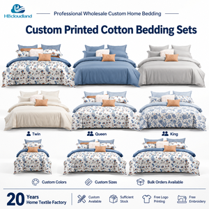 Cloudland Amis Imprimé Designer 100% Coton Housse de Couette Linge de Lit Luxe Taie d'Oreiller Queen 3 Pièces - Product Image 2