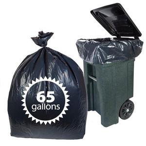 Sacchetti della spazzatura <span class=keywords><strong>neri</strong></span> imballaggio all'ingrosso sacchetti della spazzatura di plastica dei rifiuti di costruzione dell'appaltatore pesante personalizzati - Product Image 3