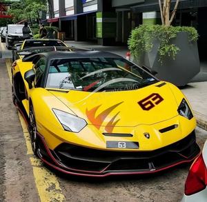 Kit de carrosserie complet en Fiber de carbone véritable de Style SVJ pour <span class=keywords><strong>Lamborghini</strong></span> <span class=keywords><strong>Aventador</strong></span> LP700, mise à niveau vers le Style SVJ - Product Image 6