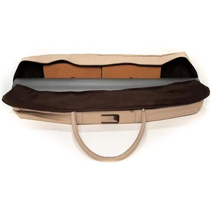 Sac de sport pour tapis de yoga en toile à motifs avec poche et fermeture éclair - Product Image 3