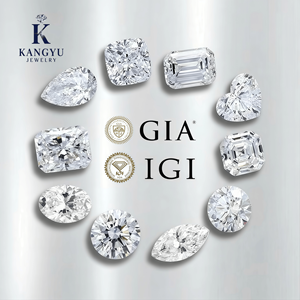 ホットセール CVD/HTPT ダイヤモンド 0.3カラット～6カラット 高品質ラボグロウンダイヤモンド 多様な形状とサイズ - ジュエリー製作用 GIA/IGI 認定 - Product Image 1