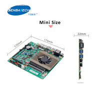 Carte mère industrielle embarquée de qualité industrielle I7-1195G7 2 Lan 2.5G 6 COM 8 USB Dual HD SIM M.2 PS2 12V X86