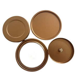 Four-Piece Set Tinplate Caps for Canned Tea Food Grade Bottle Lids & Closures