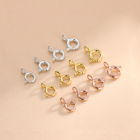 Résultats de fabrication de bijoux bijoux plaqué or 18 carats fermoir à ressort en argent sterling 925