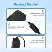 Adaptor Daya Desktop DC Universal 12V 5A 60W dengan Steker UE untuk DVD Hard Disk Konferensi Video