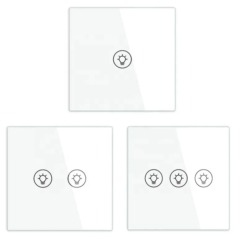 Dimmer für LED-Leuchten LED 1/2/3 Way 100-240V EU UK Smart Home Tuya Google Alexa Sprach steuerung ZigBee Touch Dimmer Schalter