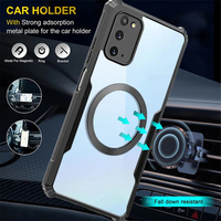Fundas Transparentes Delgadas para Samsung Galaxy Note 20 Plus, Funda Magnética Antiamarillamiento para Samsung Note 10 9 8 Pro Lite