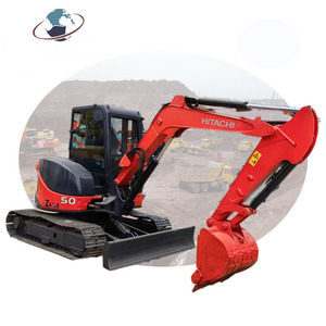 Excavadora de minería 5ton ZX50U Hitachi 50 con cuchilla Japón hizo Hitachi mini excavadora de orugas ZX50 ZX50U ZX55U en Shanghai China - Product Image 1