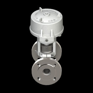 วาล์วตัดวาล์วลูกสูบนิวเมติกส์การเชื่อมต่อหน้าแปลนวาล์วโลกแทนที่แบรนด์หิน - Product Image 5