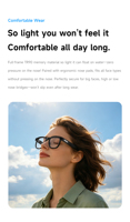Lunettes Intelligentes IA Noires Sans Fil, Lunettes AR à Chargement Magnétique, Contrôle Tactile, Enregistrement Vidéo, Traduction, 32 Go de RAM, 1080p, IA Q&A