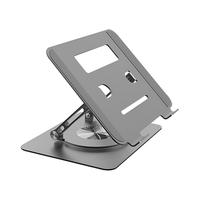 Support ergonomique rotatif pour ordinateur portable, hauteur et angle réglables, 360