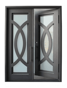 Porte in Ferro Preassemblate, Nuovi Design di Porte e Finestre in Ferro Battuto per Ingressi - Product Image 5