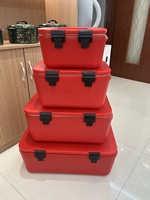 Ensemble de 4 chauffe-plats rectangulaires en acier inoxydable de 10L, 20L, 30L et 40L, boîtes isothermes pour la livraison en restaurant