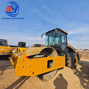 Hot Selling SSR220AC-10 20 Ton <b>Road</b> Building Paving Vibratory Single Drum <b>Road</b> Roller with Spare Parts - Product Image 1