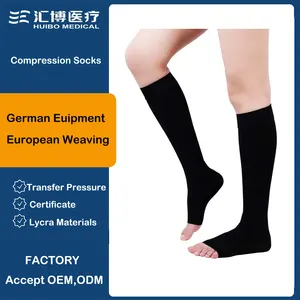 Prezzo di fabbrica all'ingrosso vene varicose calze a compressione medicale calze a compressione
