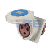 Produit de prise et de fiche électriques industrielles mâle et femelle HFE IP67 220V 63A 3 broches 2P+E