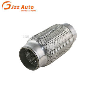 Bagian pengganti otomotif jalinan ganda tugas berat pipa ekstensi panjang 2 inci X 6 inci pipa fleksibel knalpot baja tahan karat - Product Image 3