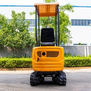 Mini-excavatrice de 1 tonne à fonctionnement fluide avec vérin hydraulique pour l'installation de canalisations d'eau en ville, livraison gratuite - Product Image 4